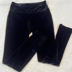 White House Black Market Velvet Slimming Leggings Black Size Medium/aLarge